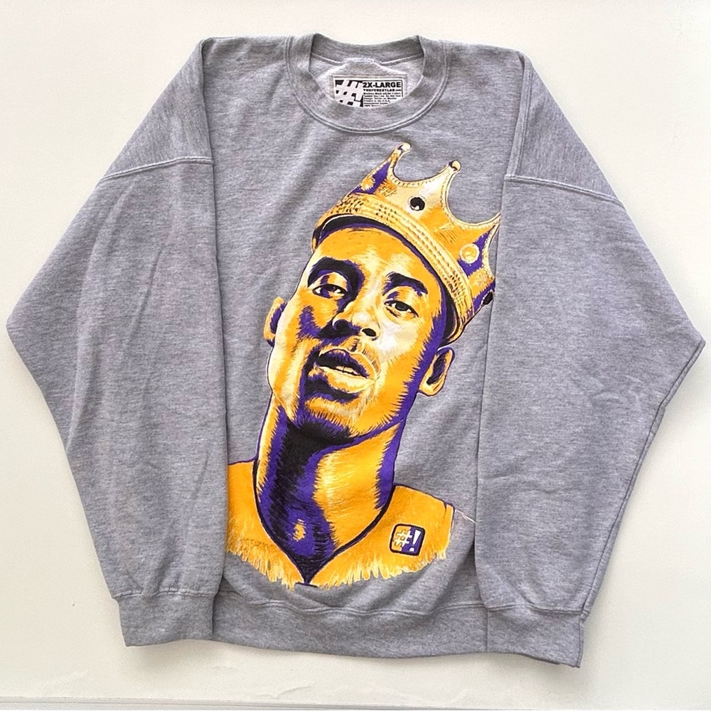 The Forest Lab Kobe Bryant Basketball Crewneck Sweatshirt Men’s 2XL Licensed